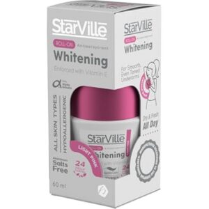 starville roll on whitening light pink free 60 ml 88.0